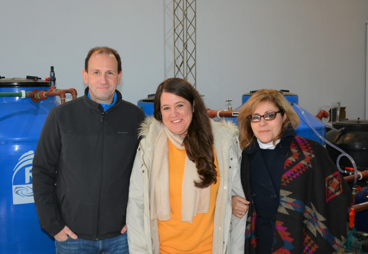 Los investigadores Fernando Sebastián García Einschlag, Eliana Berardozzi y Cecilia Lucino