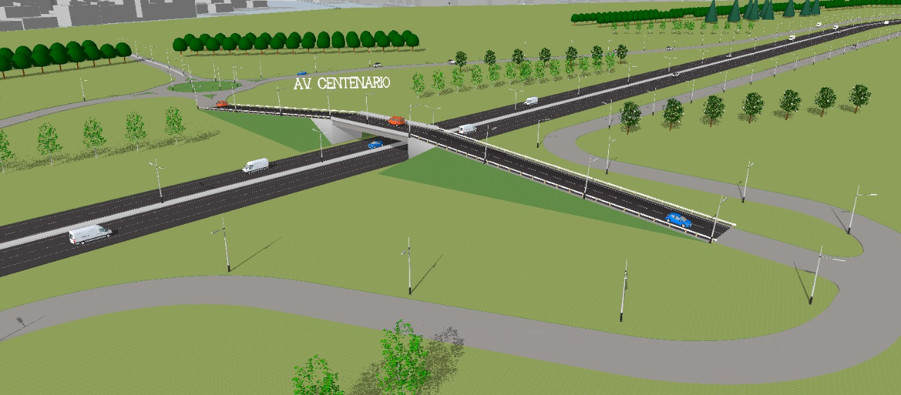 Modelado de la intersección proyectada por los alumnos