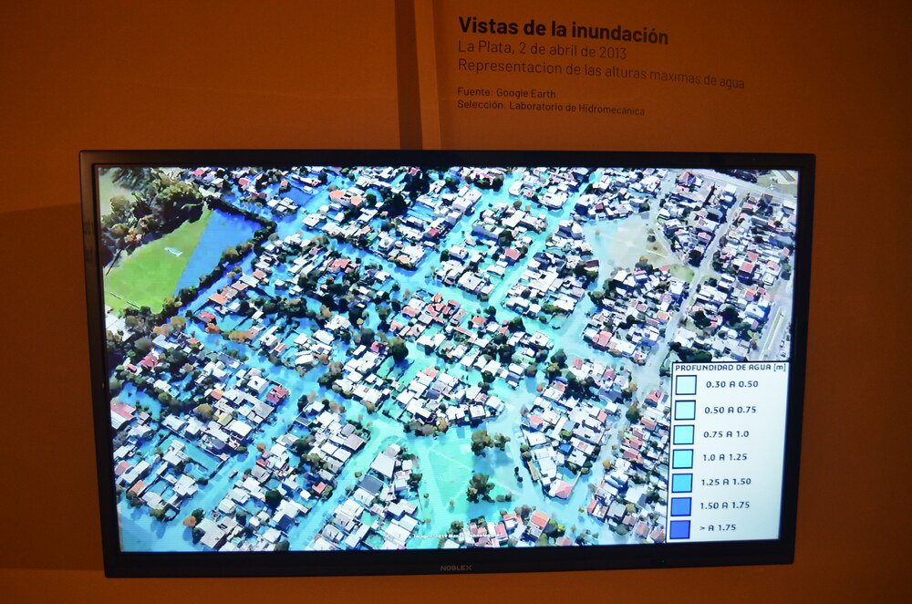 Simulación de inundación de La Plata
