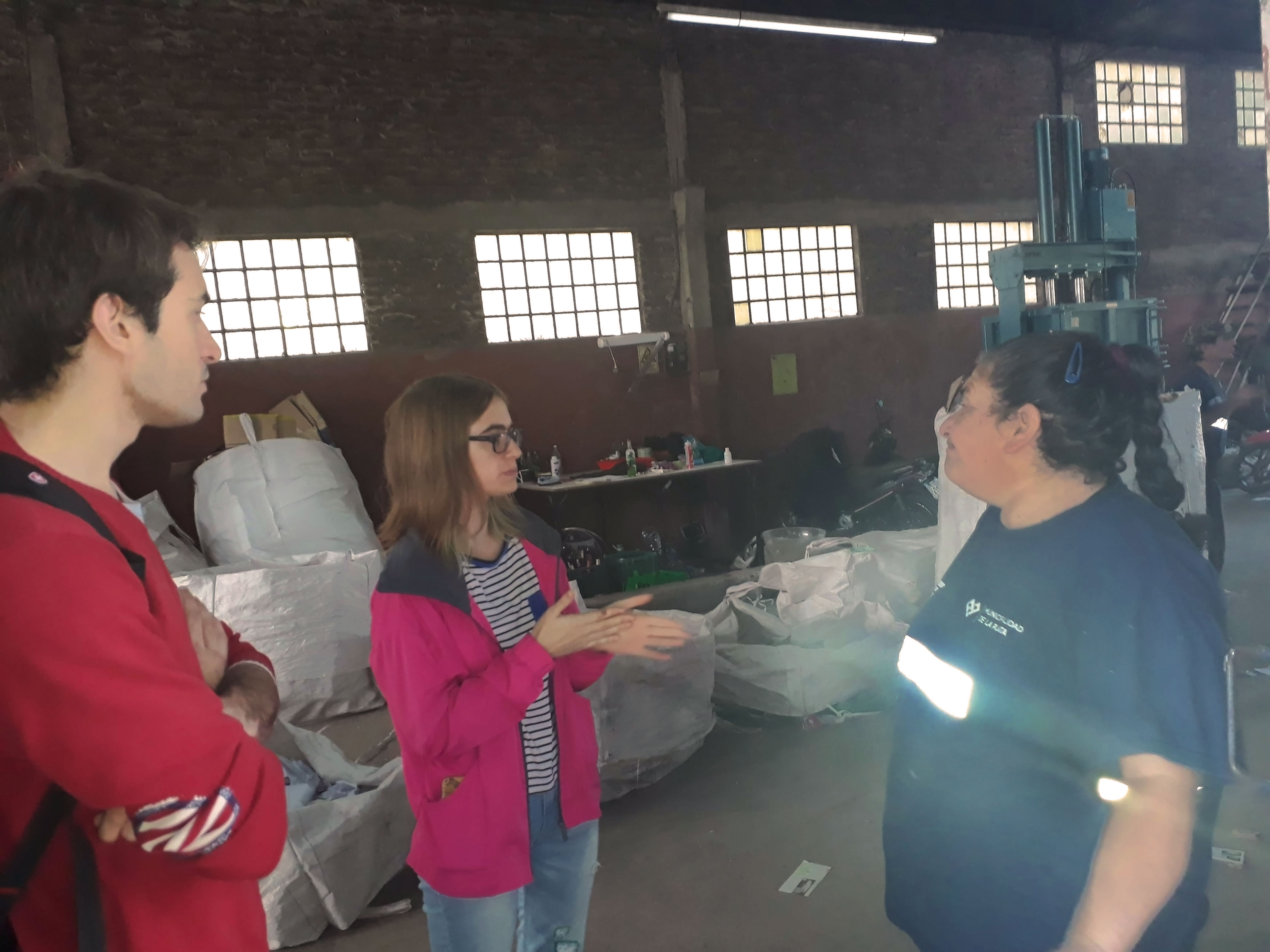 Visita a cooperativa de recuperadores urbanos